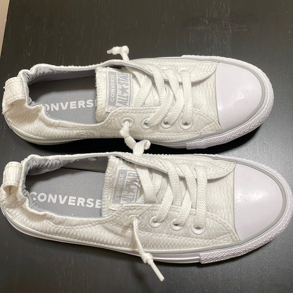 White Converse all star brand new